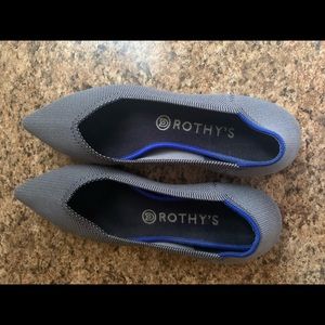 Rothy’s gray birds eye 9.5